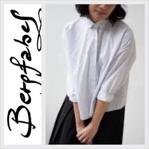 Bergfabel  overshirt cotton shirt/blouse oversized fit 38 made ITALY